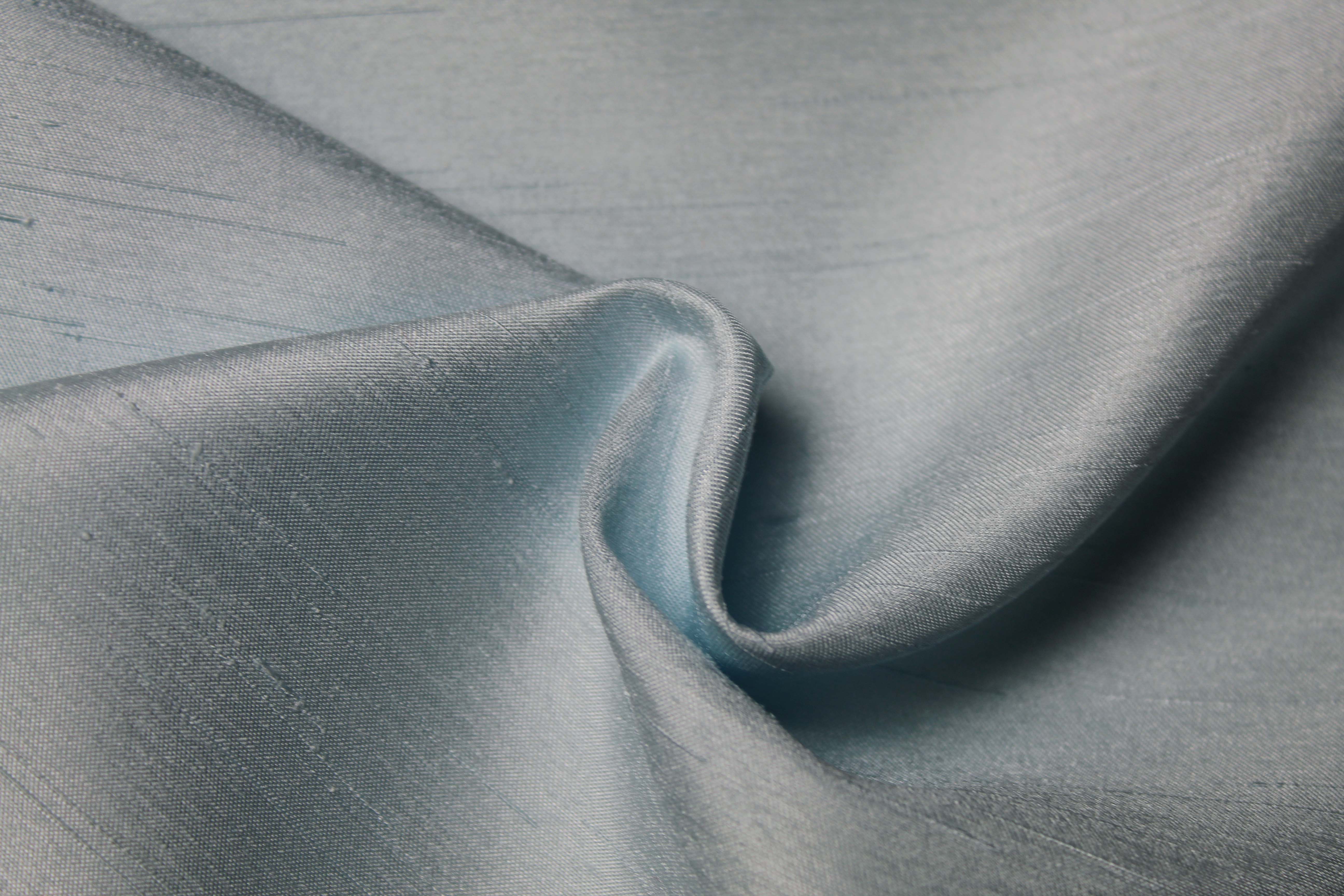 SATIN BACK SHANTUNG - AQUA